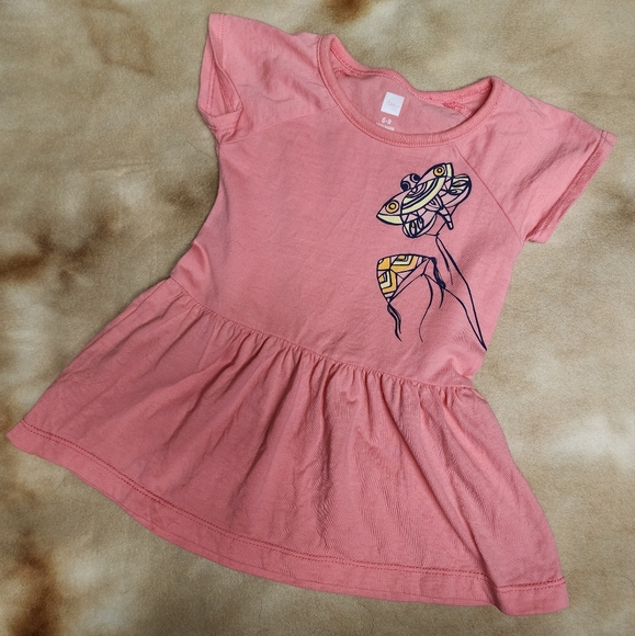 Tea Collection Baby Girls Dress, Pink - Picture 2 of 6